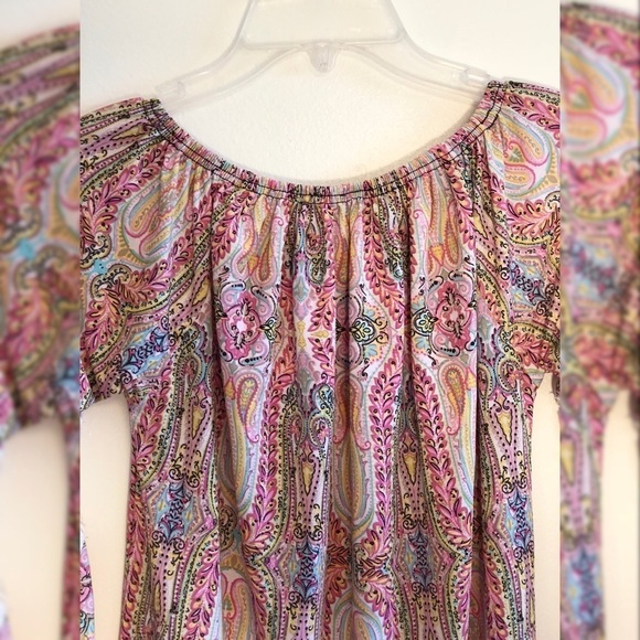 COPY - Multicolor WINWIN blouse beautiful design size s/m - Picture 4 of 6